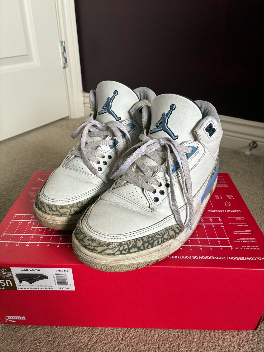 Jordan 3 Retro Unc